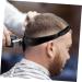 FRCOLOR mens headband tool headbands neckline shaving guide silicone haircut band adjustable hair cutting guide band for shaping mold template barber band arc Silica gel child Scissors 68x4.4cm Black - Buy Online on GoSupps.com