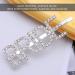 2 bridal hairpins bridal accessories ladies party accessories bridal headband hair accessories diamond-studded bridal hairpins letter hairpins golden ladies hairpins accessories rhinestone hair - Buy Online on GoSupps.com