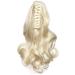 Long Claw Clip Ponytail Hair Extension - Bleach Blonde 12 - Buy Online on GoSupps.com