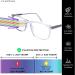Buy Cantus Blue Light Glasses for Men & Women | Square Design Glare-Free Computer Glasses - SOEC 100 C3 - Buy Online on GoSupps.com