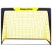 Soccer Goal Pop Up Foldable Soccer Net for Backyard 3x2.2 FT, Black+Yellow