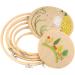 Similane Bamboo Embroidery Hoops - 5 to 10 inch Cross Stitch Hoop Rings (5 pcs) - Buy Online on GoSupps.com