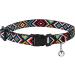CollarDirect Aztec Cat Collar Breakaway - Pack of 2 Nylon Tribal Pattern Geometric Collars for Cats in Teal and Magenta - Buy Online on GoSupps.com