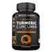Organic Turmeric Capsules High Strength and Black Pepper with Active Curcumin with Ginger 1380mg - Advanced Tumeric - Each 120 Veg Capsule is Organic