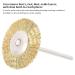 Premium T-Shaped Nail Drill Cleaning Brush - Brass Wire Head for Effective Manicure Tool | International Shipping - Buy Online on GoSupps.com