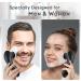 Rechargeable Facial Cleansing Brush - IPX7 Waterproof Exfoliator & Massager | Deep Clean & Remove Blackheads - Black & Rose Gold - Buy Online on GoSupps.com