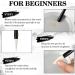 Eaasty 110 Pcs Chinese Calligraphy Paper Brush Set - Xuan Rice Paper, Japanese Calligraphy Practice Writing Paper - 100 Sheets, 10 Brushes with Roll Up Holder - Buy Online on GoSupps.com