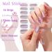 Gel Nail Stickers Semi Cured Gel Nails - 16PCS Stickers Nail Wraps Soft Self-Adhesive - Semi Cured Gel Nail Wraps - Glossy & Long Lasting Gel Nail Stickers Need UV Light (Blue-Purple Gradient) - Buy Online on GoSupps.com