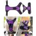 Joytale Reflective Dog Harness for Medium Dogs - Soft Padded Adjustable & Breathable with Control Handle - Purple (1 Pack) - Buy Online on GoSupps.com