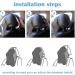 ZATOTOO Car Neck Support - Memory Foam Headrest for Car Seat with Breathable Washable Cover - Black - Buy Online on GoSupps.com