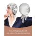 Lilysilk 100% Mulberry Silk Sleeping Cap - Breathable & Slippery Night Hat for All Hair Types | Silver Gray - Buy Online on GoSupps.com