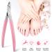 Cuticle Nipper Stainless Steel Cuticle Trimmer Professional with Non-Slip Silicone Handle Spring Action Cuticle Clipper Extremely Sharp Cuticle Remover Tool for Nail Care(Pink) - Buy Online on GoSupps.com