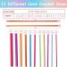 Tunisian Crochet Hooks Set - Aluminum Afghan Hooks, Needles, Measure Tape - Beginner Kit with 11 Hooks, 12 Needles, 15 Stitch Markers - Buy Online on GoSupps.com
