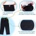 Catheter Leg Bag Pants for Men & Women | Urine Bag Holder with Zippered Pockets | Fits 2x2000ml Catheter Bags | Nephrostomy Foley Cystostomy Urostomy | Large Black - Buy Online on GoSupps.com
