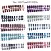 rongweiwang 24 Pieces Fake Nails Press on Flat-end Artificial Nail Tips Elegant DIY Accessory Beauty Kit Manicure Decoration rose red - Buy Online on GoSupps.com