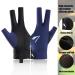Premium Billiards Pool Gloves - Breathable 3-Finger Elastic Sports Gloves for Left & Right-Handed Players - Perfect for Cue Sports - Buy Online on GoSupps.com