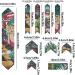 ENLEE Bike Frame Protection Tape | Mountain Bike Protective Stickers Set | High Impact Frame Guard | Colorful Beauty Pattern - Buy Online on GoSupps.com