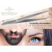 Professional Hair Plucking Tweezers Set - 3 Straight & 1 Slanted Stainless Steel | Precision Beauty Tools for Flawless Grooming - Buy Online on GoSupps.com
