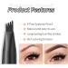 3D Microblading Eyebrow Pencil with 4 Fork Tip 2024 New Magic Eyebrow Pencil Contouring Pen Natural Makeup Fine Stroke Long-Lasting Waterproof Eyebrow Pencil Stay on All Day (2PCS Gray) - Buy Online on GoSupps.com
