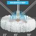 Srutueo Revolving Stainless Steel Household Floor Replacement Automatic Spin Cleaning Home Tools - Buy Online on GoSupps.com