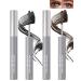 Washable Metal Rod 3D Mascara-2Pcs Waterproof Black Brown Tubing Mascara Volume and Length Long Lasting Smudge-proof Curling Eyelash Iron Brush Wand Mascara Mother's Day Makeup Gift Set for Women Black+brown