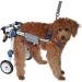 Dog Wheelchair for Back Legs Collapsible Dog Wheelchair Pet Walker Cat and Dog Walker Dog Car Disability Dog Car Wheelchair(M) Medium