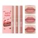 3 Pcs Nude Matte Lipstick Set Nude Lipstick Velvet Air Moisture Smooth Crayon Lip Stain Long Lasting Lipstick 24 Hour Waterproof Nourishing Lipstick with a Matte Finish  Lip Gloss Lipstick for Women (Set B) SET-B