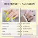 Jofay Fashion Fluorescent Yellow Long Coffin Press on Nails - 24pcs | Reusable Glossy False Nails with Glue for Women and Girls - Buy Online on GoSupps.com