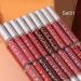 Matte Liquid Lipstick Set with Lip Plumper Gloss | Long Lasting, Waterproof, Moisturizing | High Pigmented Lip Stain Gift Set for Girls & Women - 9+1 Colors 01 - Buy Online on GoSupps.com