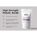FMax5 Folic Acid 400g Tablets - 365 Vegan B9 Vitamins - Pregnancy & Immune Support - 12 Month Supply - Made in UK - Buy Online on GoSupps.com