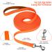Iokheira Waterproof Dog Leash - Padded Handle 20m PVC Training Line for Dogs | Strong Recall Ideal for Tracking & Camping (Orange) - Buy Online on GoSupps.com