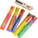 Protective toothbrushes colorful plastic extra clean soft for sensitive teeth 10 pieces