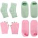 Qukaim Moisturizing Gloves Sock Gel Moisturizing Socks Hands Feet Skin Care Reusable Soften Repairing Dry Cracked Comfortable Heel Sleeves. - Buy Online on GoSupps.com