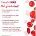 Mumfer-MAX Iron Folic Acid Supplement | 150 Tablets | Vitamin C & Vitamin-B12 for Blood Building Immunity and Energy - Buy Online on GoSupps.com