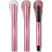 CUTEBEY Eyeshadow Stick 3PCS Eyeshadow Stick Set with Cream Formula Glide on Smoothly and Easy to Blend  Waterproof & Smudge-proof & Crease-proof Ensure the Long-lasting Eye Makeup Pink Peach 3PCS