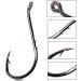 120pcs Octopus Fishing Hooks | Barbed Baitholder Hooks | High Carbon Steel | Circle Jig Fish Hooks | Freshwater Saltwater | Sizes 8-6/0 - Buy Online on GoSupps.com