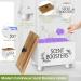White Wood Laundry Pods Holder Dryer Sheets Fabric Softener Dispenser - Buy Online on GoSupps.com