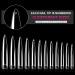 AORAEM Clear Extra Long Stiletto False Nail Tips 120 Pcs - 12 Sizes Acrylic Fake Nails - Buy Online on GoSupps.com