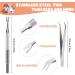 Deepton Tick Removal Kit for Dogs & Cats - 5 Piece Set with Magnifying Glass Stainless Steel Tweezers & Hooks - Safe for Humans & Pets - Buy Online on GoSupps.com