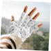 FRCOLOR 6 Pairs Nail Gloves Anti-uv Mittens Uv Gloves for Gel Manicures Nail Dryer Glove Women Gloves Uv Prevention Gloves Women's Sun Protection Polyester Manicure Tools White - Buy Online on GoSupps.com