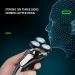 4-in-1 Electric Shaver & Hair Clipper Set | Nose Hair Trimmer & Face Washer | Three Floating Cutter Heads Digital Display Long Battery Life - Buy Online on GoSupps.com