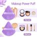 ProusKy 2-Piece Light Purple Triangle Makeup Powder Puffs Set for Flawless Coverage - Ideal for Pressed & Loose Powder, Foundation & Mineral Makeup - Buy Online on GoSupps.com