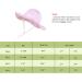 LANGZHEN Beach Sun Protection Hat for Baby Girls | Adjustable Toddler Kids Hat with Chin Strap | Swans-Pale | 1-2 Years - Buy Online on GoSupps.com
