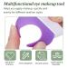 ETIAL Face Mask Applicator Tool Set - 3pcs Soft Silicone Makeup Brushes for Masks & Lotion | Multifunctional Eyelash Shield for Smudge-Free Eye Makeup - Purple - Buy Online on GoSupps.com