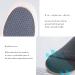 Men's Adjustable Diabetic Slipper Shoes - Lightweight Walking Shoes for Elderly - Black Grey, Size 12 - Buy Online on GoSupps.com