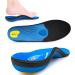 Orthopedic Arch Support Insole for Foot Fatigue & Heel Soreness Relief - Unisex, Size UK 8 (10.63 inches) Blue - Buy Online on GoSupps.com