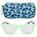 STAR WARS Baby Yoda Blue Light Blocking Glasses for Kids with Case Boys Computer Video Gaming Glasses Age 2-10 Eyewear Protection (Green/Blue) (Small Green/Blue)