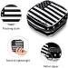 GIAPB Period Bag - Sanitary Napkin & Makeup Storage Pouch, Black American Flag Design | 1754 - Buy Online on GoSupps.com