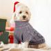 Hjumarayan Warm Dog Sweater - Simple & Elegant Gray Sweater for Small Dogs - Perfect Fit for Chihuahuas (Size S) - International Shipping Available - Buy Online on GoSupps.com
