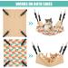 Soudittur Cat Hammock Bed - Adjustable Canvas Small Pet Hammock for Cats, Rats, Ferrets, and Bunnies - Suitable for Cage, Chair, Car, Outdoor - Large - Buy Online on GoSupps.com